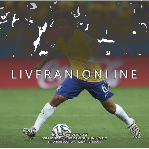 FIFA World Cup Brasile 2014 Semifinali Belo Horizonte - 08.07.2014 Brasile-Germania Nella Foto:Marcelo /Ph.Vitez-Ag. Aldo Liverani