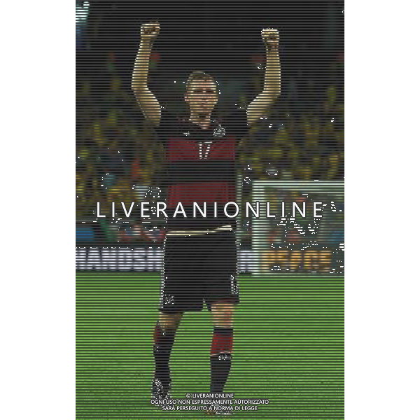 FIFA World Cup Brasile 2014 Semifinali Belo Horizonte - 08.07.2014 Brasile-Germania Nella Foto:Mertesacker Per /Ph.Vitez-Ag. Aldo Liverani