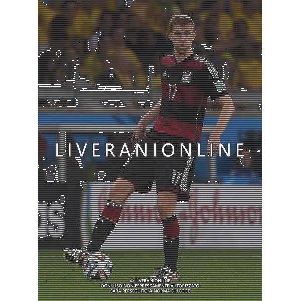 FIFA World Cup Brasile 2014 Semifinali Belo Horizonte - 08.07.2014 Brasile-Germania Nella Foto:Mertesacker Per /Ph.Vitez-Ag. Aldo Liverani