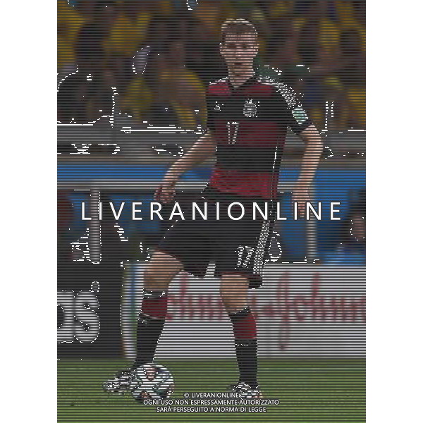 FIFA World Cup Brasile 2014 Semifinali Belo Horizonte - 08.07.2014 Brasile-Germania Nella Foto:Mertesacker Per /Ph.Vitez-Ag. Aldo Liverani