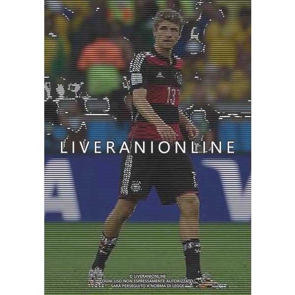 FIFA World Cup Brasile 2014 Semifinali Belo Horizonte - 08.07.2014 Brasile-Germania Nella Foto:Mueller Thomas /Ph.Vitez-Ag. Aldo Liverani