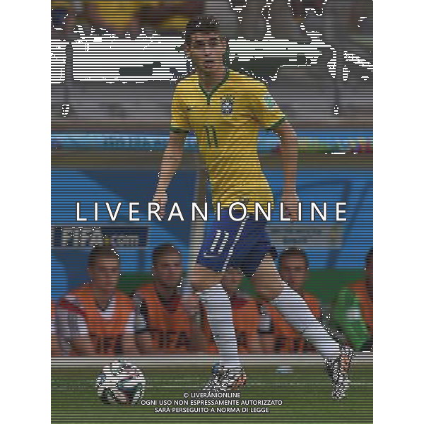 FIFA World Cup Brasile 2014 Semifinali Belo Horizonte - 08.07.2014 Brasile-Germania Nella Foto:Oscar /Ph.Vitez-Ag. Aldo Liverani