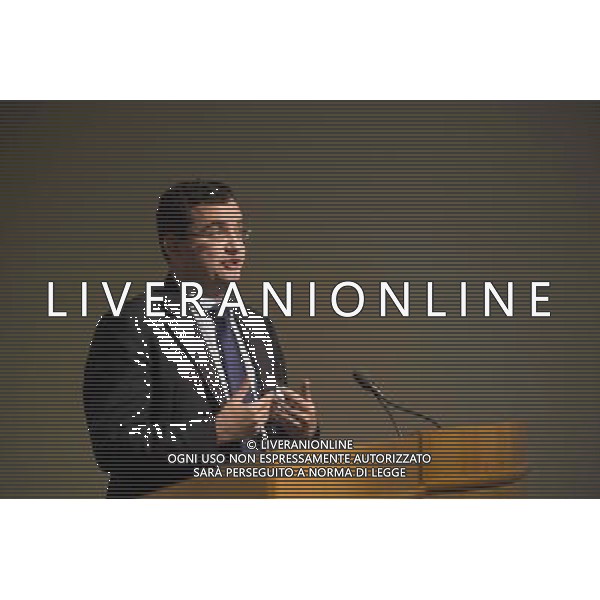 Ian Walsh of Boston consulting group delivers an address on the opening day of the Sutton Trust\'s \'Higher Ambitions\' summit. ©photoshot/Agenzia Aldo Liverani sas - ITALY ONLY - EDITORIAL USE ONLY