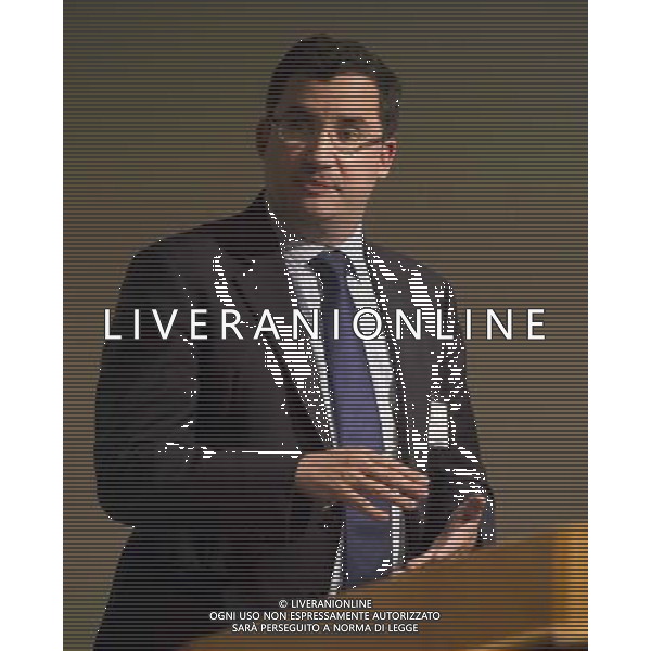 Ian Walsh of Boston consulting group delivers an address on the opening day of the Sutton Trust\'s \'Higher Ambitions\' summit. ©photoshot/Agenzia Aldo Liverani sas - ITALY ONLY - EDITORIAL USE ONLY
