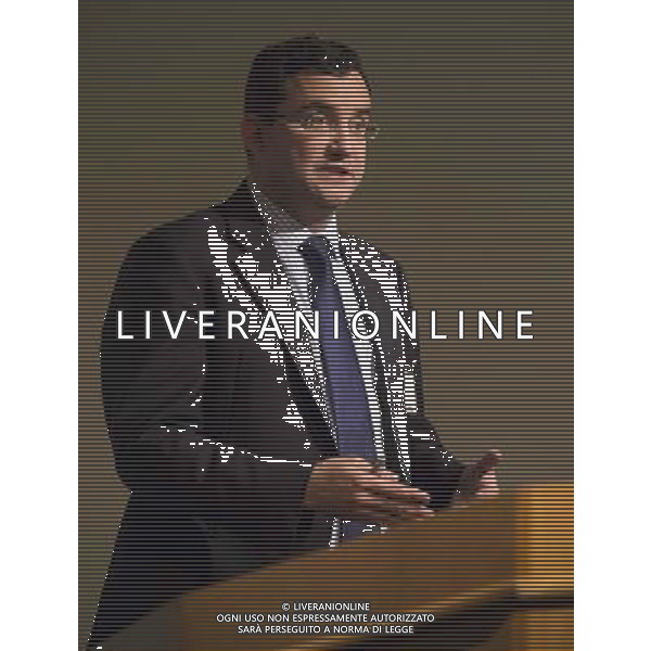 Ian Walsh of Boston consulting group delivers an address on the opening day of the Sutton Trust\'s \'Higher Ambitions\' summit. ©photoshot/Agenzia Aldo Liverani sas - ITALY ONLY - EDITORIAL USE ONLY