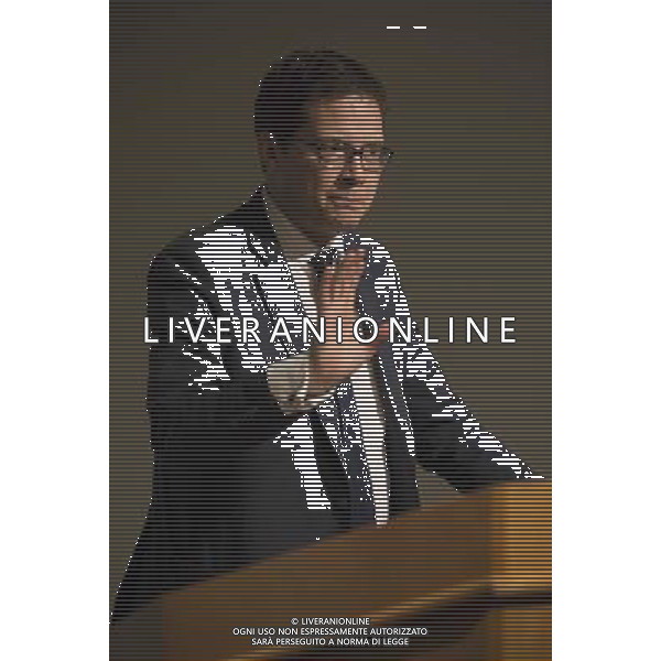 Ben Page of Ipsos Mori delivers an address on the opening day of the Sutton Trust\'s \'Higher Ambitions\' summit. ©photoshot/Agenzia Aldo Liverani sas - ITALY ONLY - EDITORIAL USE ONLY