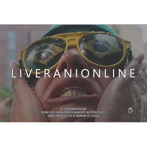 (140708) -- SAO PAULO, July 08, 2014 () -- A Brazil\'s fan reacts while watching a semifinal match between Brazil and Germany of 2014 FIFA World Cup at the FIFA Fan Fest area in Sao Paulo, Brazil, on july 08, 2014. (/Rahel Patrasso) ©photoshot/Agenzia Aldo Liverani sas - ITALY ONLY - EDITORIAL USE ONLY - BRASILE VS GERMANIA partita di semifinale Coppa del mondo FIFA 2014 Mineirao stadio Estadio a Belo Horizonte, in Brasile, 8 luglio 2014, la Germania ha vinto 7-1 e qualificato per la finale