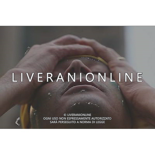 (140708) -- SAO PAULO, July 08, 2014 () -- A Brazil\'s fan reacts while watching a semifinal match between Brazil and Germany of 2014 FIFA World Cup at the FIFA Fan Fest area in Sao Paulo, Brazil, on july 08, 2014. (/Rahel Patrasso) ©photoshot/Agenzia Aldo Liverani sas - ITALY ONLY - EDITORIAL USE ONLY - BRASILE VS GERMANIA partita di semifinale Coppa del mondo FIFA 2014 Mineirao stadio Estadio a Belo Horizonte, in Brasile, 8 luglio 2014, la Germania ha vinto 7-1 e qualificato per la finale