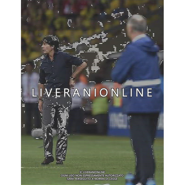 (140708) -- BELO HORIZONTE, July 8, 2014 () -- Germany\'s coach Joachim Loew (L) looks on during a semifinal match between Brazil and Germany of 2014 FIFA World Cup at the Estadio Mineirao Stadium in Belo Horizonte, Brazil, on July 8, 2014. Germany won 7-1 over Brazil and qualified for the final on Tuesday. (/Qi Heng)(pcy) ©photoshot/Agenzia Aldo Liverani sas - ITALY ONLY - EDITORIAL USE ONLY - BRASILE VS GERMANIA partita di semifinale Coppa del mondo FIFA 2014 Mineirao stadio Estadio a Belo Horizonte, in Brasile, 8 luglio 2014, la Germania ha vinto 7-1 e qualificato per la finale
