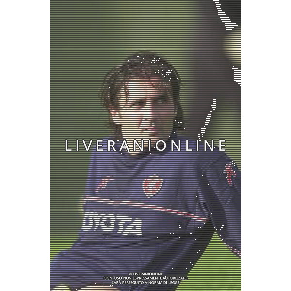 FOLGARIA 02/07/2003 PRIMO ALLENAMENTO IN RITIRO DEL PERUGIA CALCIO NELLA FOTO: IL CAPITANO TEDESCO GIOVANNI* FOTO 1905/ROBERTO SETTONCE/ALDO LIVERANI