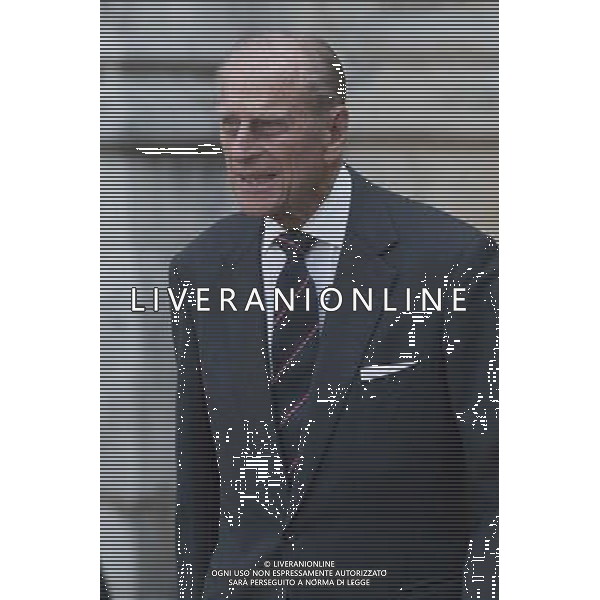 The Duke of Edinburgh attends a Service of Dedication to Admiral Arthur Philip at Westminster Abbey. Arthur Phillip was the Governor-Designate of the First Fleet, who founded the colony of New South Wales, which was the beginning of what would become the Commonwealth of Australia. The Service at Westminster Abbey will mark the bicentenary of the death of Admiral Phillip. During the Service a new memorial stone to Admiral Philip will be dedicated, which has been especially commissioned and carved from Sydney sandstone. AG ALDO LIVERANI SAS ONLY ITALY