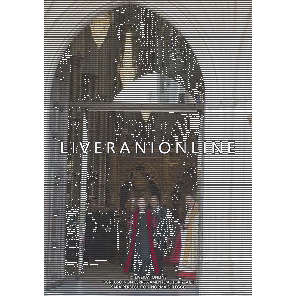 The Duke of Edinburgh attends a Service of Dedication to Admiral Arthur Philip at Westminster Abbey. Arthur Phillip was the Governor-Designate of the First Fleet, who founded the colony of New South Wales, which was the beginning of what would become the Commonwealth of Australia. The Service at Westminster Abbey will mark the bicentenary of the death of Admiral Phillip. During the Service a new memorial stone to Admiral Philip will be dedicated, which has been especially commissioned and carved from Sydney sandstone. AG ALDO LIVERANI SAS ONLY ITALY