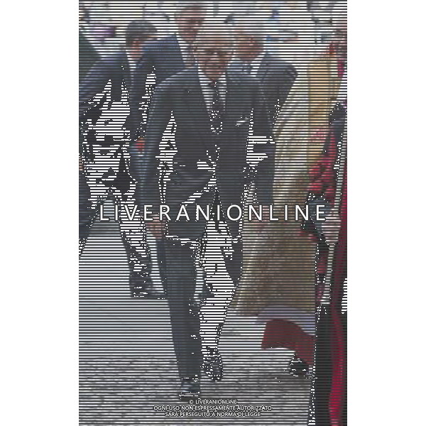 The Duke of Edinburgh attends a Service of Dedication to Admiral Arthur Philip at Westminster Abbey. Arthur Phillip was the Governor-Designate of the First Fleet, who founded the colony of New South Wales, which was the beginning of what would become the Commonwealth of Australia. The Service at Westminster Abbey will mark the bicentenary of the death of Admiral Phillip. During the Service a new memorial stone to Admiral Philip will be dedicated, which has been especially commissioned and carved from Sydney sandstone. AG ALDO LIVERANI SAS ONLY ITALY