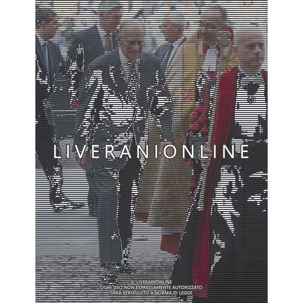 The Duke of Edinburgh attends a Service of Dedication to Admiral Arthur Philip at Westminster Abbey. Arthur Phillip was the Governor-Designate of the First Fleet, who founded the colony of New South Wales, which was the beginning of what would become the Commonwealth of Australia. The Service at Westminster Abbey will mark the bicentenary of the death of Admiral Phillip. During the Service a new memorial stone to Admiral Philip will be dedicated, which has been especially commissioned and carved from Sydney sandstone. AG ALDO LIVERANI SAS ONLY ITALY