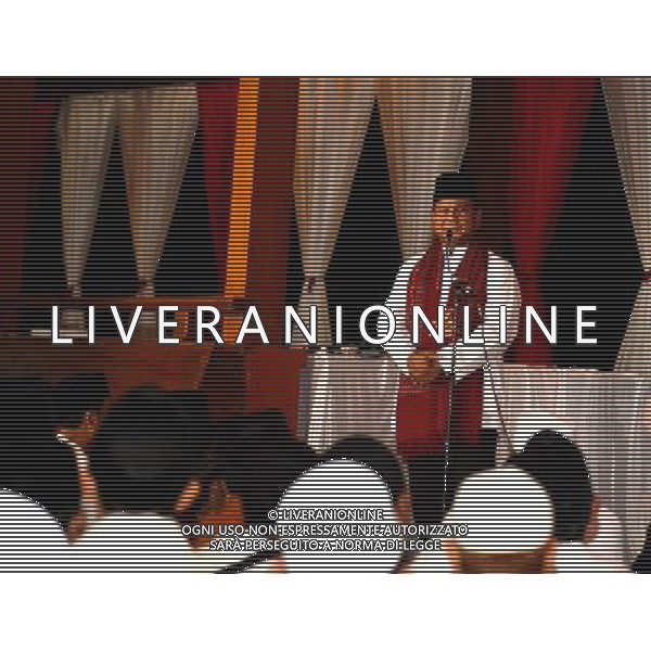 (140709) -- BONGOR, July 9, 2014 () -- Presidential candidate Prabowo Subianto speaks to the media after casting his vote at a polling station in Bogor of West Java Province, Indonesia, July 8, 2014. Indonesians went to polls on July 9 to elect their new president from Jakarta Governor Joko Widodo, 53, and former general Prabowo Subianto, 63. (/He Changshan) ©PHOTOSHOT/Agenzia Aldo Liverani sas - ITALY ONLY - EDITORIAL USE ONLY - Operazioni di voto in un seggio elettorale a Bogor della provincia di West Java, Indonesia, 8 Luglio 2014 per le elezioni presidenziali