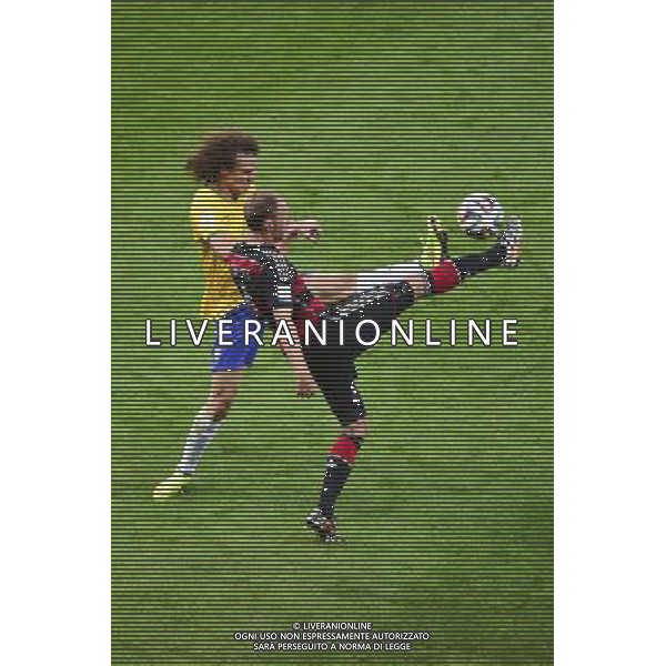 David LUIZ / Benedikt HOWEDES - 08.07.2014 - Bresil / Allemagne - 1/2Finale de la Coupe du Monde 2014 -Belo Horizonte- Photo : David Winter / Icon Sport /Agenzia Aldo Liverani sas - ONLY ITALY - BRASILE VS GERMANIA partita di semifinale Coppa del mondo FIFA 2014 Mineirao stadio Estadio a Belo Horizonte, in Brasile, 8 luglio 2014, la Germania ha vinto 7-1 e qualificato per la finale