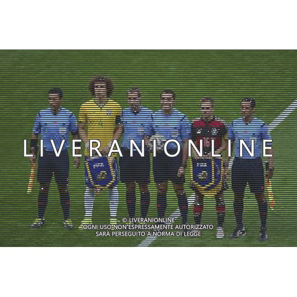 David LUIZ / Philipp LAHM - 08.07.2014 - Bresil / Allemagne - 1/2Finale de la Coupe du Monde 2014 -Belo Horizonte- Photo : David Winter / Icon Sport /Agenzia Aldo Liverani sas - ONLY ITALY - BRASILE VS GERMANIA partita di semifinale Coppa del mondo FIFA 2014 Mineirao stadio Estadio a Belo Horizonte, in Brasile, 8 luglio 2014, la Germania ha vinto 7-1 e qualificato per la finale