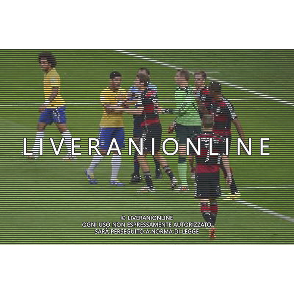 HULK / Thomas MULLER - 08.07.2014 - Bresil / Allemagne - 1/2Finale de la Coupe du Monde 2014 -Belo Horizonte- Photo : David Winter / Icon Sport /Agenzia Aldo Liverani sas - ONLY ITALY - BRASILE VS GERMANIA partita di semifinale Coppa del mondo FIFA 2014 Mineirao stadio Estadio a Belo Horizonte, in Brasile, 8 luglio 2014, la Germania ha vinto 7-1 e qualificato per la finale