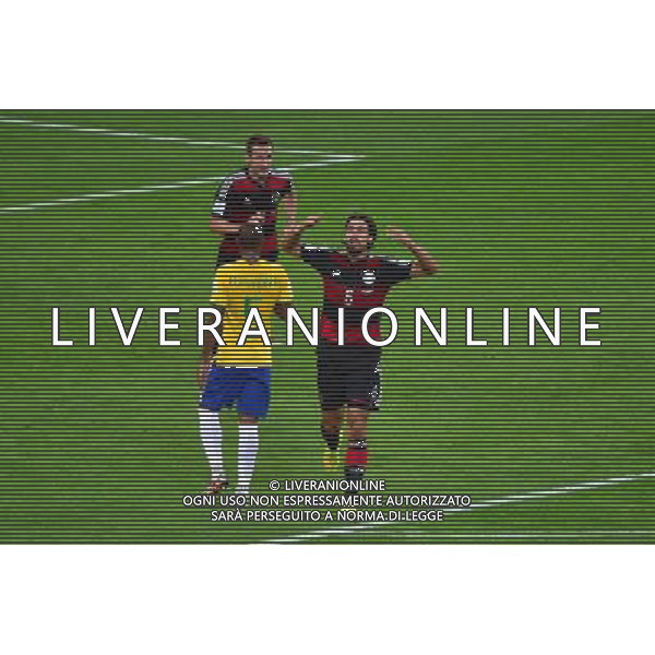 Joie Sami KHEDIRA - 08.07.2014 - Bresil / Allemagne - 1/2Finale de la Coupe du Monde 2014 Photo : Dave Winter / Icon Sport /Agenzia Aldo Liverani sas - ONLY ITALY - BRASILE VS GERMANIA partita di semifinale Coppa del mondo FIFA 2014 Mineirao stadio Estadio a Belo Horizonte, in Brasile, 8 luglio 2014, la Germania ha vinto 7-1 e qualificato per la finale