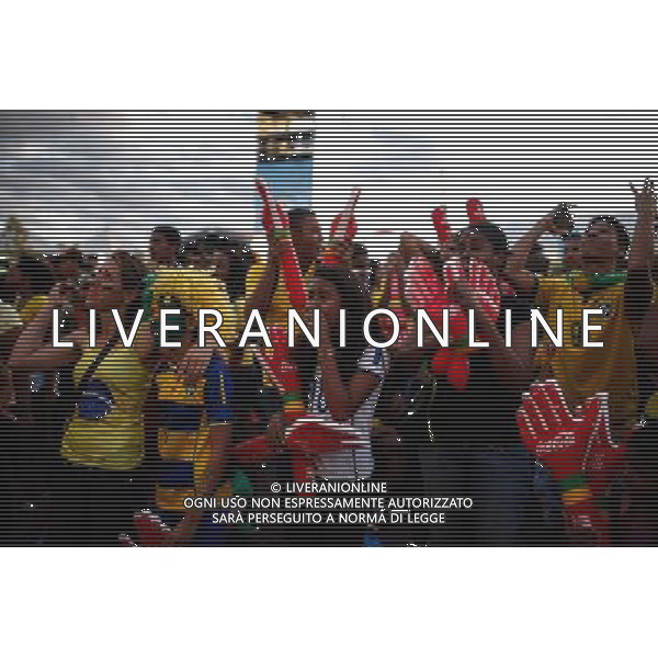 (140708) -- BRASILIA, July 08, 2014 () -- Brazil\'s fans react while watching a semifinal match between Brazil and Germany of 2014 FIFA World Cup at the FIFA Fan Fest area in Brasilia, Brazil, on July 08, 2014. (/Jhon Paz) ©PHOTOSHOT/Agenzia Aldo Liverani sas - ITALY ONLY - EDITORIAL USE ONLY - BRASILE VS GERMANIA partita di semifinale Coppa del mondo FIFA 2014 Mineirao stadio Estadio a Belo Horizonte, in Brasile, 8 luglio 2014, la Germania ha vinto 7-1 e qualificato per la finale