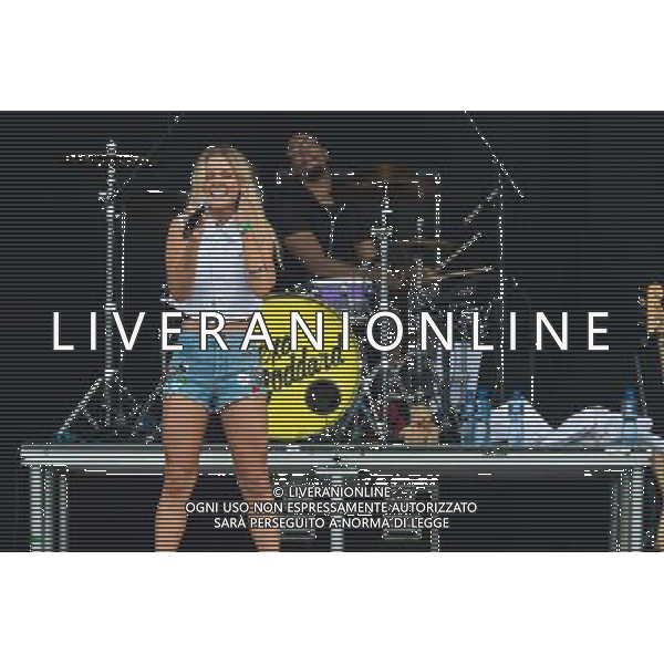 Alexa Goddard performing live in concert on the main stage at Wireless 2014 LONDON, Friday, Day 3 at Finsbury Prk, London, United Kingdom Date: 06/07/2014 ©PHOTOSHOT/Agenzia Aldo Liverani sas - ITALY ONLY - EDITORIAL USE ONLY