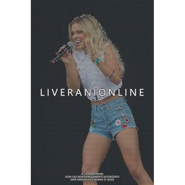 Alexa Goddard performing live in concert on the main stage at Wireless 2014 LONDON, Friday, Day 3 at Finsbury Prk, London, United Kingdom Date: 06/07/2014 ©PHOTOSHOT/Agenzia Aldo Liverani sas - ITALY ONLY - EDITORIAL USE ONLY