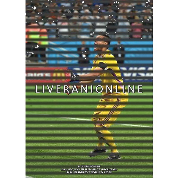 Joie Sergio ROMERO - 09.07.2014 - Argentine / Pays Bas - 1/2Finale Coupe du Monde -Sao Paulo Photo : Dave Winter / Icon Sport AG ALDO LIVERANI SAS ONLY ITALY