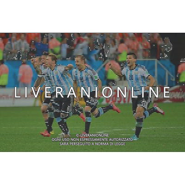 Joie Argentine - 09.07.2014 - Argentine / Pays Bas - 1/2Finale Coupe du Monde -Sao Paulo Photo : Dave Winter / Icon Sport AG ALDO LIVERANI SAS ONLY ITALY