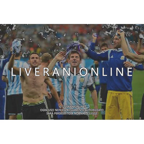 Joie Lionel MESSI - 09.07.2014 - Argentine / Pays Bas - 1/2Finale Coupe du Monde -Sao Paulo Photo : Dave Winter / Icon Sport AG ALDO LIVERANI SAS ONLY ITALY