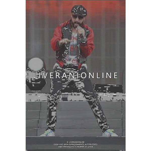Alexander James \'A.J\' McLean of The Backstreet Boys (Alexander James \'A.J\' McLean, Howie Dorough, Nick Carter, Kevin Richardson \' Brian Littrell) Performs on the Main Stage at the Barclaycard British Summer Time Festival at Hyde Park, London on Sunday 6 July 2014. ©photoshot/Agenzia Aldo Liverani sas - ITALY ONLY - EDITORIAL USE ONLY