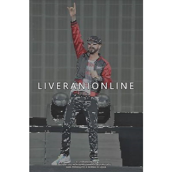 Alexander James \'A.J\' McLean of The Backstreet Boys (Alexander James \'A.J\' McLean, Howie Dorough, Nick Carter, Kevin Richardson \' Brian Littrell) Performs on the Main Stage at the Barclaycard British Summer Time Festival at Hyde Park, London on Sunday 6 July 2014. ©photoshot/Agenzia Aldo Liverani sas - ITALY ONLY - EDITORIAL USE ONLY