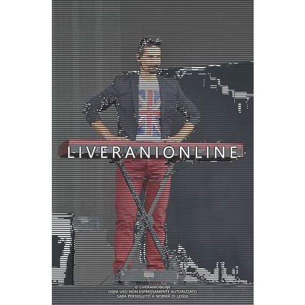 Kevin Richardson of The Backstreet Boys (Alexander James \'A.J\' McLean, Howie Dorough, Nick Carter, Kevin Richardson \' Brian Littrell) Performs on the Main Stage at the Barclaycard British Summer Time Festival at Hyde Park, London on Sunday 6 July 2014. ©photoshot/Agenzia Aldo Liverani sas - ITALY ONLY - EDITORIAL USE ONLY