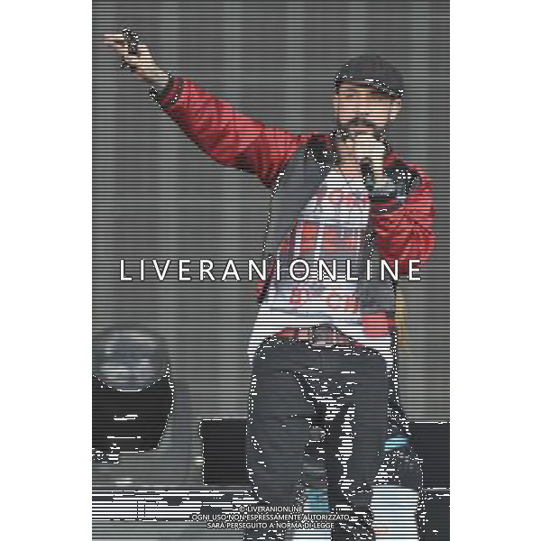 Alexander James \'A.J\' McLean of The Backstreet Boys (Alexander James \'A.J\' McLean, Howie Dorough, Nick Carter, Kevin Richardson \' Brian Littrell) Performs on the Main Stage at the Barclaycard British Summer Time Festival at Hyde Park, London on Sunday 6 July 2014. ©photoshot/Agenzia Aldo Liverani sas - ITALY ONLY - EDITORIAL USE ONLY