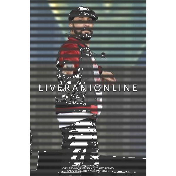 Alexander James \'A.J\' McLean of The Backstreet Boys (Alexander James \'A.J\' McLean, Howie Dorough, Nick Carter, Kevin Richardson \' Brian Littrell) Performs on the Main Stage at the Barclaycard British Summer Time Festival at Hyde Park, London on Sunday 6 July 2014. ©photoshot/Agenzia Aldo Liverani sas - ITALY ONLY - EDITORIAL USE ONLY