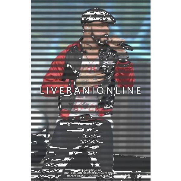 Alexander James \'A.J\' McLean of The Backstreet Boys (Alexander James \'A.J\' McLean, Howie Dorough, Nick Carter, Kevin Richardson \' Brian Littrell) Performs on the Main Stage at the Barclaycard British Summer Time Festival at Hyde Park, London on Sunday 6 July 2014. ©photoshot/Agenzia Aldo Liverani sas - ITALY ONLY - EDITORIAL USE ONLY