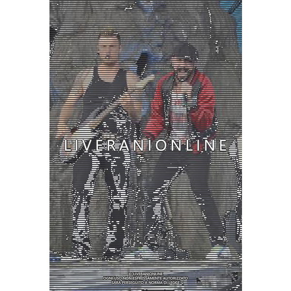 Nick Carter \' Alexander James \'A.J\' McLean of The Backstreet Boys (Alexander James \'A.J\' McLean, Howie Dorough, Nick Carter, Kevin Richardson \' Brian Littrell) Perform on the Main Stage at the Barclaycard British Summer Time Festival at Hyde Park, London on Sunday 6 July 2014. ©photoshot/Agenzia Aldo Liverani sas - ITALY ONLY - EDITORIAL USE ONLY