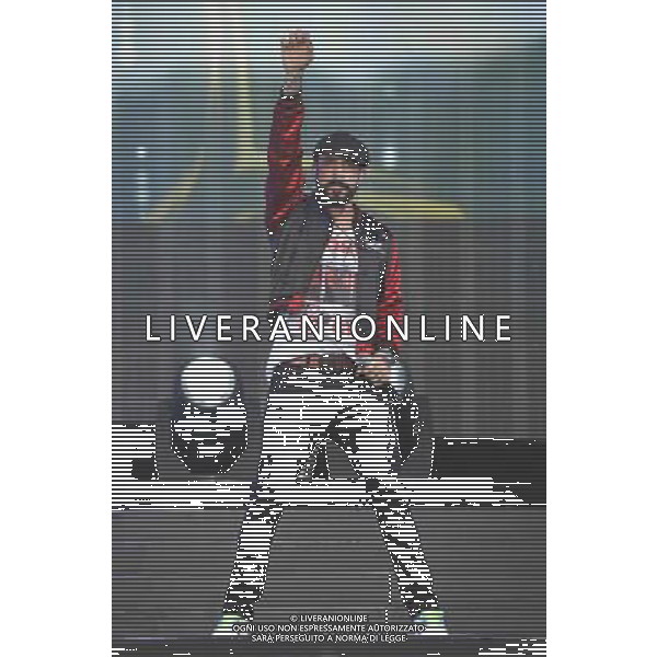 Alexander James \'A.J\' McLean of The Backstreet Boys (Alexander James \'A.J\' McLean, Howie Dorough, Nick Carter, Kevin Richardson \' Brian Littrell) Performs on the Main Stage at the Barclaycard British Summer Time Festival at Hyde Park, London on Sunday 6 July 2014. ©photoshot/Agenzia Aldo Liverani sas - ITALY ONLY - EDITORIAL USE ONLY