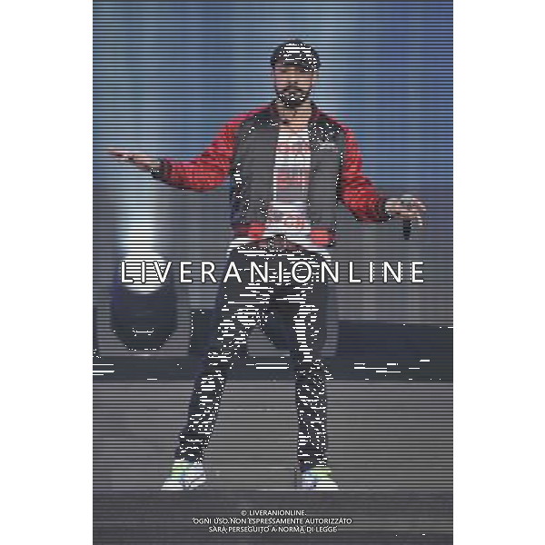 Alexander James \'A.J\' McLean of The Backstreet Boys (Alexander James \'A.J\' McLean, Howie Dorough, Nick Carter, Kevin Richardson \' Brian Littrell) Performs on the Main Stage at the Barclaycard British Summer Time Festival at Hyde Park, London on Sunday 6 July 2014. ©photoshot/Agenzia Aldo Liverani sas - ITALY ONLY - EDITORIAL USE ONLY