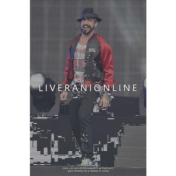 Alexander James \'A.J\' McLean of The Backstreet Boys (Alexander James \'A.J\' McLean, Howie Dorough, Nick Carter, Kevin Richardson \' Brian Littrell) Performs on the Main Stage at the Barclaycard British Summer Time Festival at Hyde Park, London on Sunday 6 July 2014. ©photoshot/Agenzia Aldo Liverani sas - ITALY ONLY - EDITORIAL USE ONLY