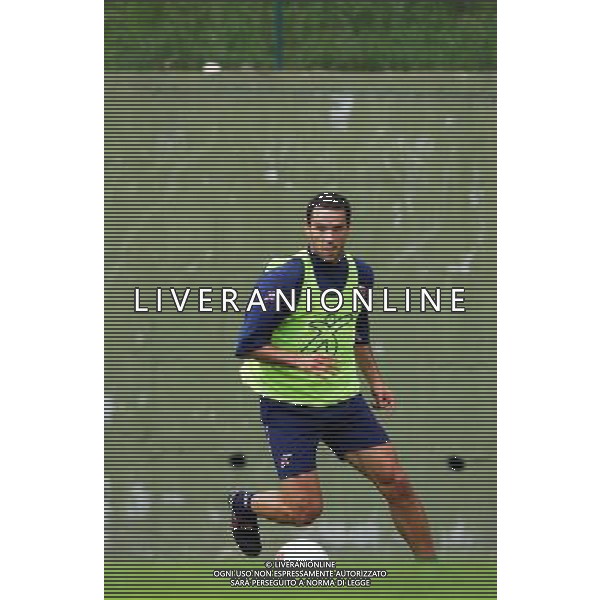 FOLGARIA 02/07/2003 PRIMO ALLENAMENTO IN RITIRO DEL PERUGIA CALCIO NELLA FOTO: TURCHI JUAN MARTIN* FOTO 1905/ROBERTO SETTONCE/ALDO LIVERANI