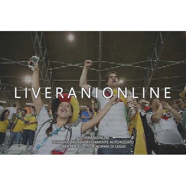 (140708) -- BELO HORIZONTE, July 8, 2014 () -- Germany\'s fans celebrate the victory after a semifinal match between Brazil and Germany of 2014 FIFA World Cup at the Estadio Mineirao Stadium in Belo Horizonte, Brazil, on July 8, 2014. Germany won 7-1 over Brazil and qualified for the final on Tuesday. (/Li Ming)(pcy) ©photoshot/Agenzia Aldo Liverani sas - ITALY ONLY - EDITORIAL USE ONLY - BRASILE VS GERMANIA partita di semifinale Coppa del mondo FIFA 2014 Mineirao stadio Estadio a Belo Horizonte, in Brasile, 8 luglio 2014, la Germania ha vinto 7-1 e qualificato per la finale