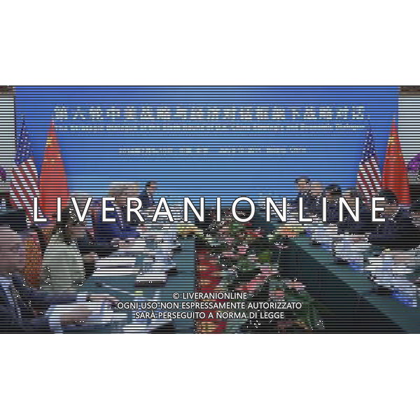 (140709) -- BEIJING, July 9, 2014 () -- Chinese State Councilor Yang Jiechi (3rd R) and U.S. Secretary of State John Kerry (4th L) co-chair the opening ceremony of the Strategic Dialogue of the Sixth Round of China-U.S. Strategic and Economic Dialogue in Beijing, capital of China, July 9, 2014. (/Zhang Duo) (wjq) ©PHOTOSHOT/Agenzia Aldo Liverani sas - ITALY ONLY - EDITORIAL USE ONLY ©photoshot/Agenzia Aldo Liverani sas - ITALY ONLY - EDITORIAL USE ONLY - Il segretario di Stato americano John Kerry durante il Dialogo Strategico ed Economico (S \' ED) a Pechino, capitale della Cina, 10 luglio 2014