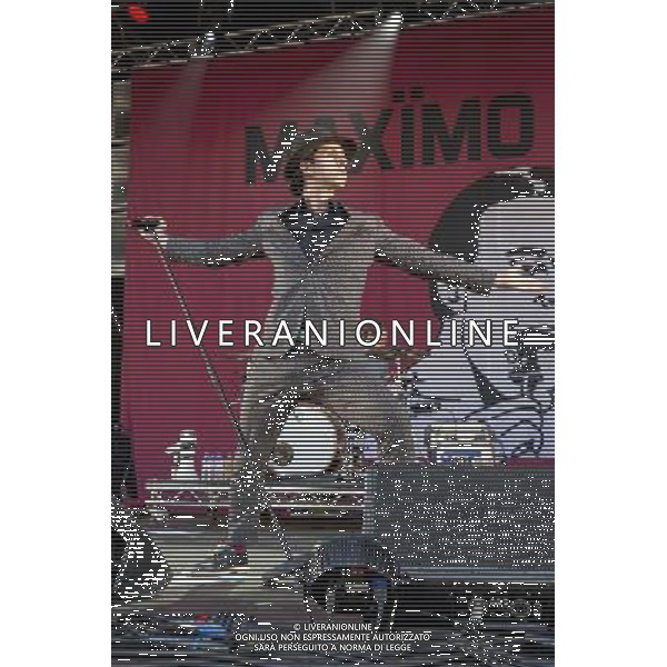 Paul Smith of Maximo Park performs at Castlefield Bowl, Manchester as part of the Summer In The City concert series, 10th July 2014. ©PHOTOSHOT/Agenzia Aldo Liverani sas - ITALY ONLY - EDITORIAL USE ONLY