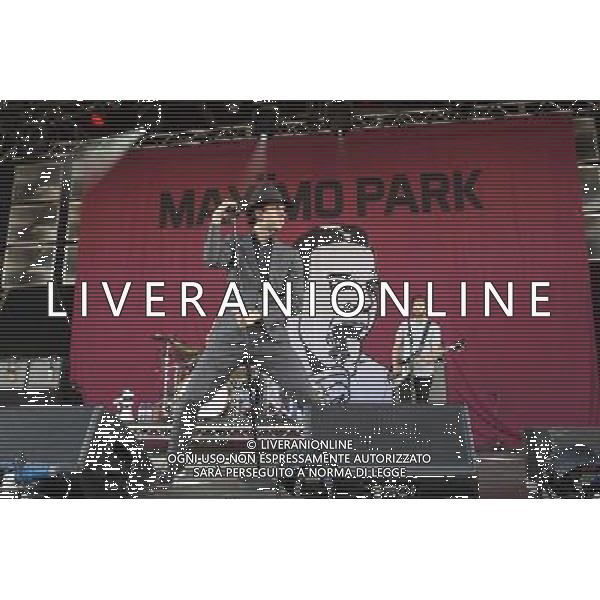 Paul Smith of Maximo Park performs at Castlefield Bowl, Manchester as part of the Summer In The City concert series, 10th July 2014. ©PHOTOSHOT/Agenzia Aldo Liverani sas - - ITALY ONLY - EDITORIAL USE ONLY