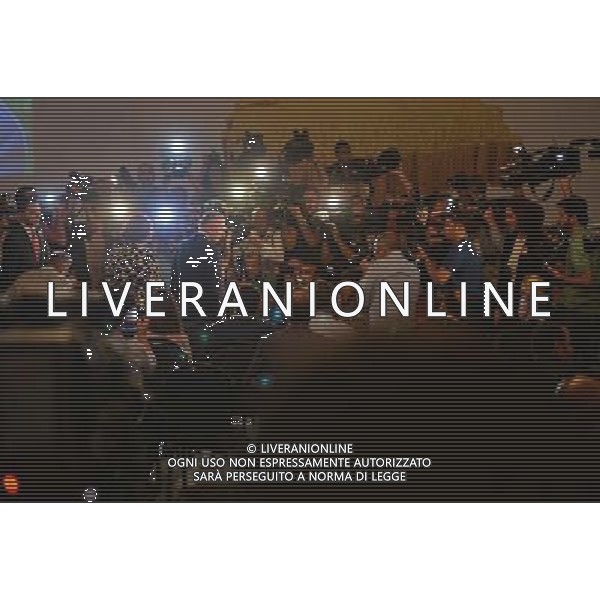 (140710) -- ISTANBUL, July 10, 2014 () -- Turkish presidential candidate Ekmeleddin Ihsanoglu is seen at a press conference in Istanbul, on July 10, 2014. As the sectarian war between Sunnis and Shiites has been escalating in Turkey\'s neighbor Iraq, Turkish presidential candidates appeal for unity and solidarity at their publicity campaigns here on Thursday. (/Lu Zhe)(bxq) ©PHOTOSHOT/Agenzia Aldo Liverani sas - - ITALY ONLY - EDITORIAL USE ONLY - Il Candidato presidenziale turco Ekmeleddin Ihsanoglu fa un discorso ad una conferenza stampa a Istanbul, Turchia 10 luglio 2014