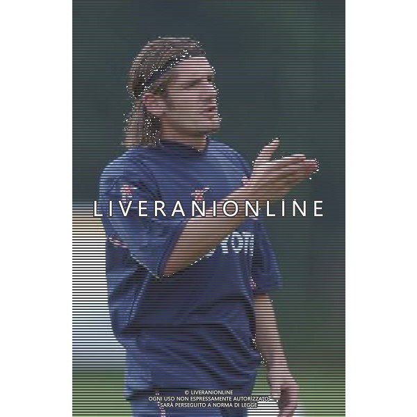 FOLGARIA 02/07/2003 PRIMO ALLENAMENTO IN RITIRO DEL PERUGIA CALCIO NELLA FOTO: DI LORETO MARCO* FOTO 1905/ROBERTO SETTONCE/ALDO LIVERANI