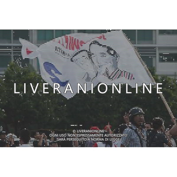 (140709) -- JAKARTA, July 9, 2014 () -- Supporters of presidential candidate Joko Widodo and his running mate Jusuf Kalla attend a rally to celebrate the victory in the presidential election after quick count in Jakarta, Indonesia, July 9, 2014. Both presidential hopefuls running in Indonesia\'s election claimed victories on Wednesday following publications of differing quick count results. (/Veri Sanovri) (lyi) ©PHOTOSHOT/Agenzia Aldo Liverani sas - ITALY ONLY - EDITORIAL USE ONLY ©photoshot/Agenzia Aldo Liverani sas - ITALY ONLY - EDITORIAL USE ONLY ©PHOTOSHOT/Agenzia Aldo Liverani sas - - ITALY ONLY - EDITORIAL USE ONLY - elezioni presidenziali in Indonesia, Luglio 2014