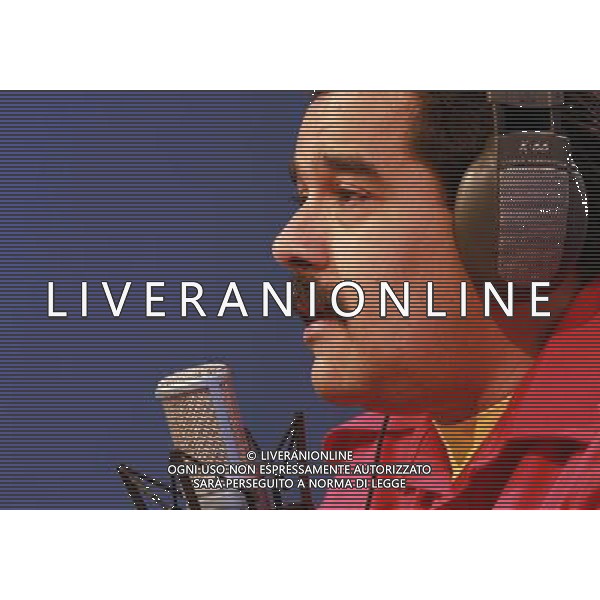 (140709) -- CARACAS, July 9, 2014 () -- Venezuelan President Nicolas Maduro participates in the 14th edition of his radio program \'En Contacto con Maduro\', from Ayacucho Room of Miraflores Palace, in Caracas, Venezuela, on July 8, 2014. (/Presidential Press/AVN) (rt) ©PHOTOSHOT/Agenzia Aldo Liverani sas - ITALY ONLY - EDITORIAL USE ONLY ©photoshot/Agenzia Aldo Liverani sas - ITALY ONLY - EDITORIAL USE ONLY ©PHOTOSHOT/Agenzia Aldo Liverani sas - - ITALY ONLY - EDITORIAL USE ONLY