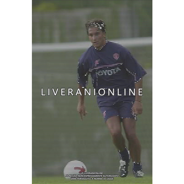 FOLGARIA 02/07/2003 PRIMO ALLENAMENTO IN RITIRO DEL PERUGIA CALCIO NELLA FOTO: FUSANI MASSIMILIANO* FOTO 1905/ROBERTO SETTONCE/ALDO LIVERANI