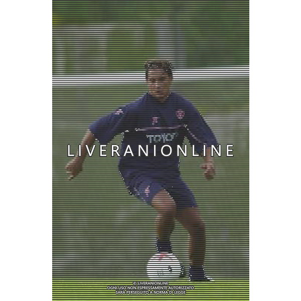 FOLGARIA 02/07/2003 PRIMO ALLENAMENTO IN RITIRO DEL PERUGIA CALCIO NELLA FOTO: FUSANI MASSIMILIANO* FOTO 1905/ROBERTO SETTONCE/ALDO LIVERANI